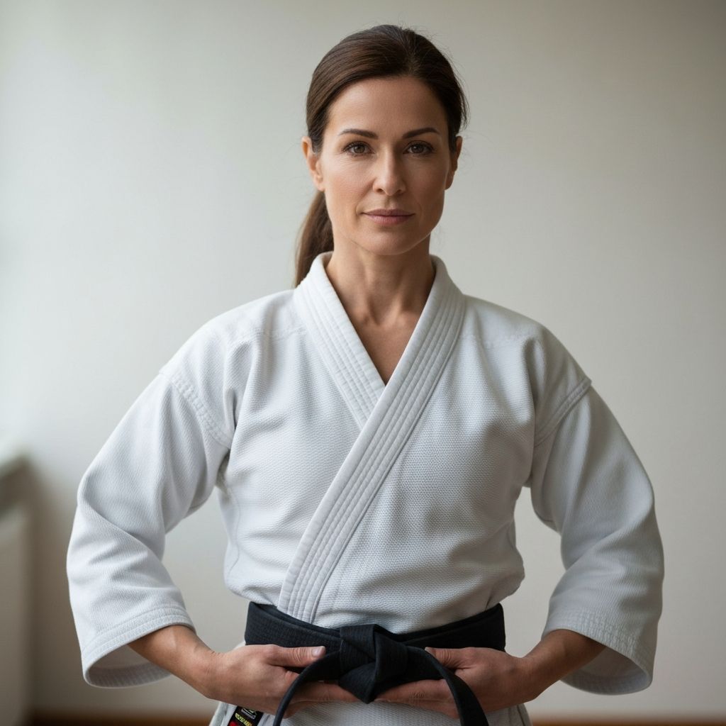 Adult female martial artist